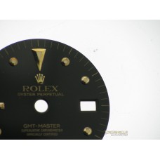 Quadrante nero Rolex Gmt Master Trizio Nipple dial ref. 1675 nuovo N. 8